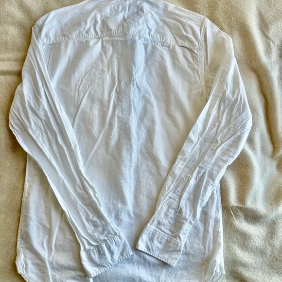 Allsaints casual white button-down collar shirt, size S - Picture 5 of 5